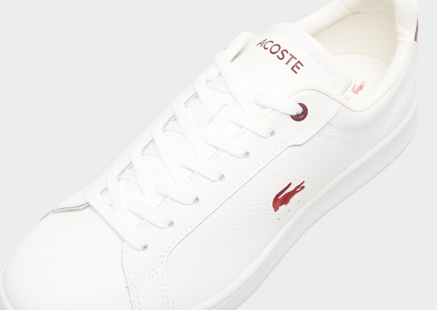 Buty sneakersy damskie LACOSTE CARNABY PRO 124 4 SFA 747SFA00432G1 Biały