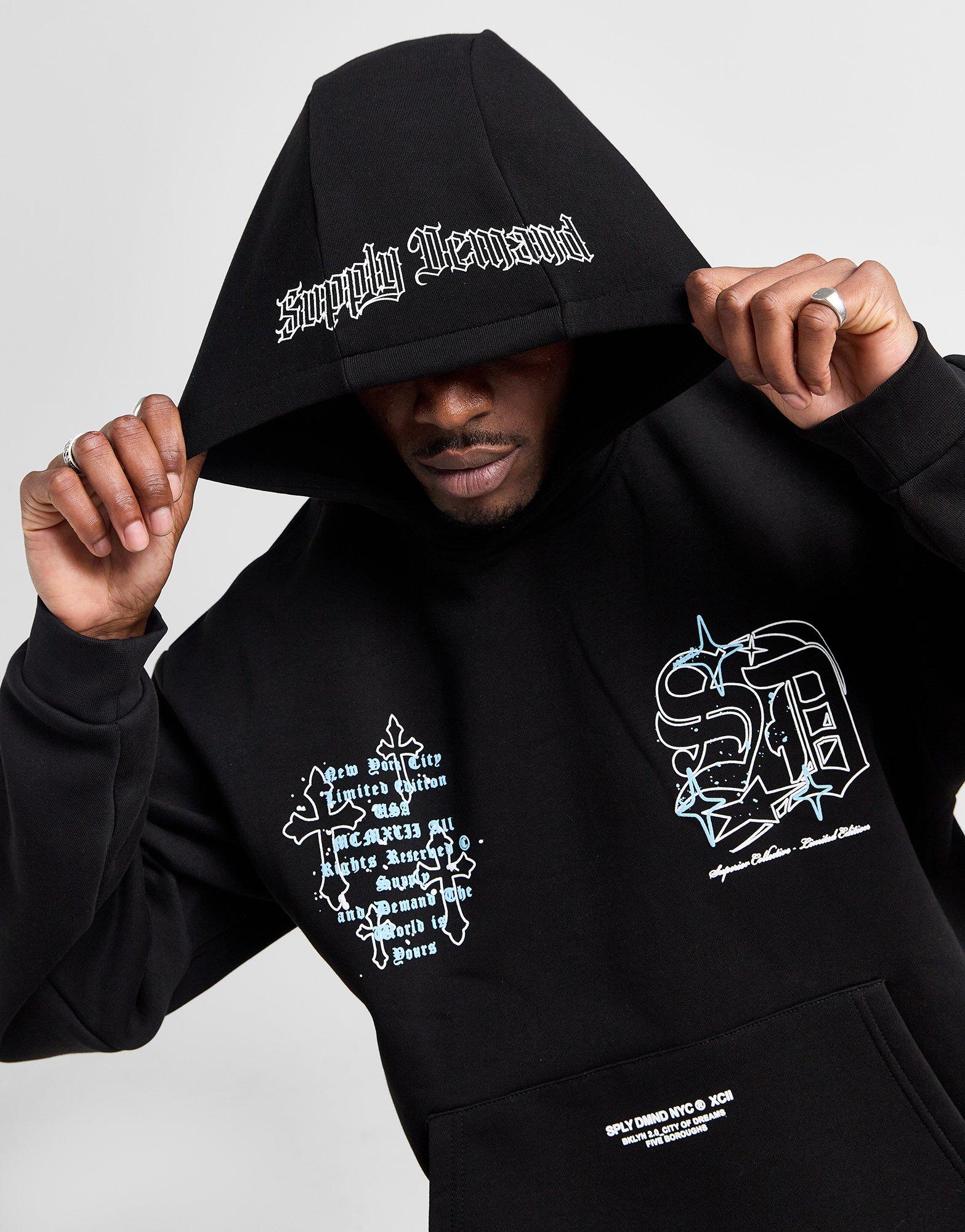 Мъжка блуза SUPPLY & DEMAND СУИТЧЪР С КАЧУЛКА VITO HD SUPTM17466007 Черен