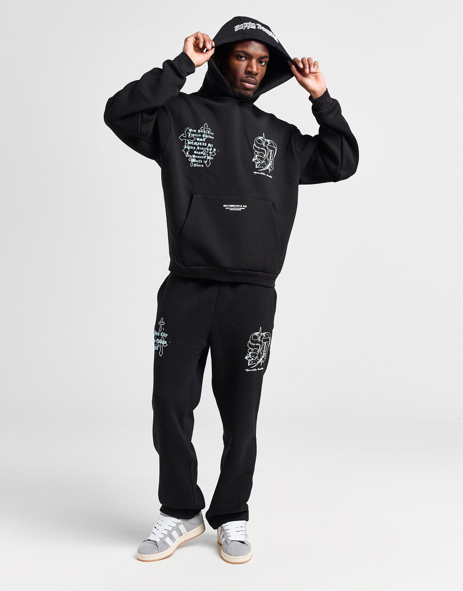 Мъжка блуза SUPPLY & DEMAND СУИТЧЪР С КАЧУЛКА VITO HD SUPTM17466007 Черен