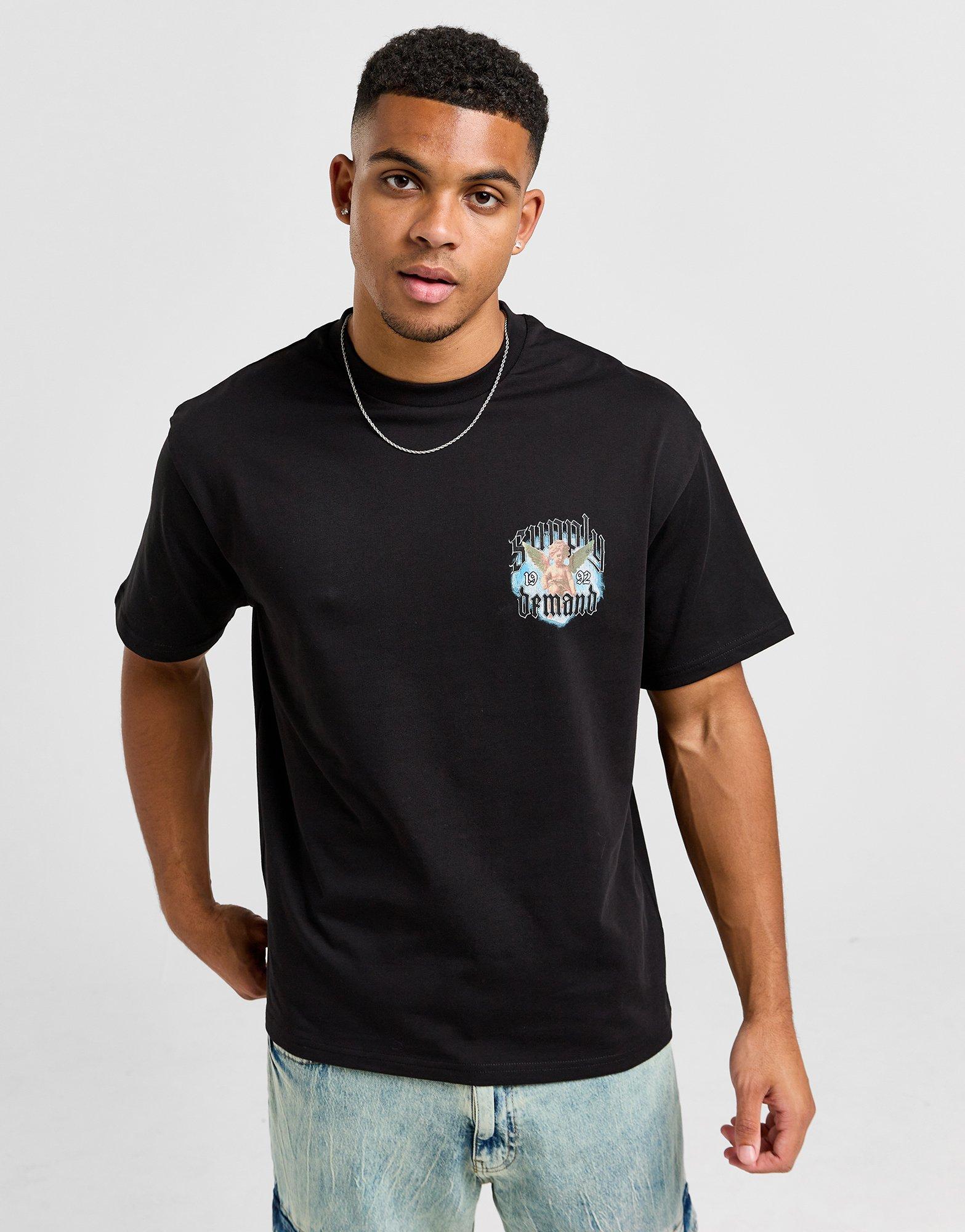 Férfi póló SUPPLY & DEMAND PÓLÓ SUPTM17480007 Fekete