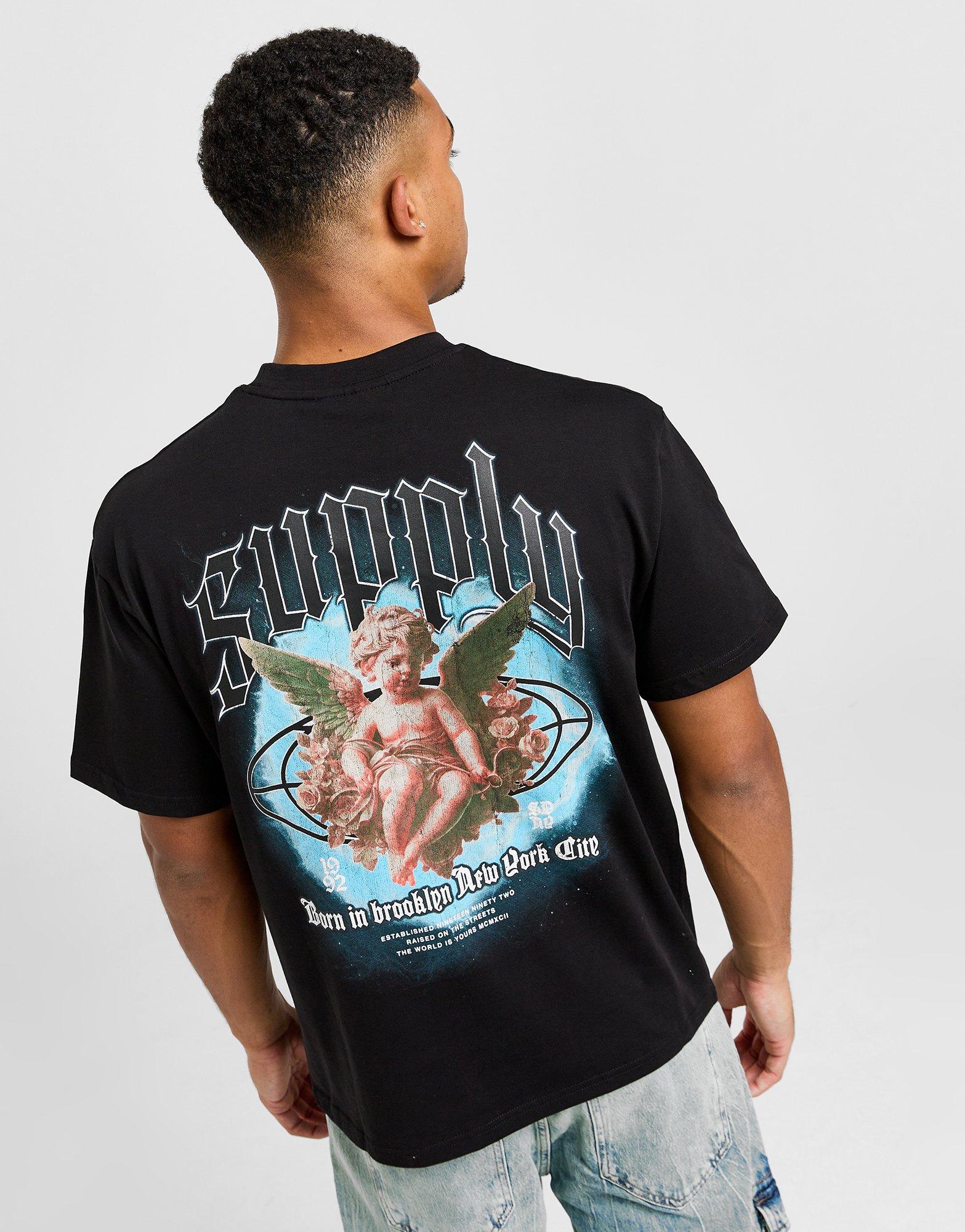 Férfi póló SUPPLY & DEMAND PÓLÓ SUPTM17480007 Fekete