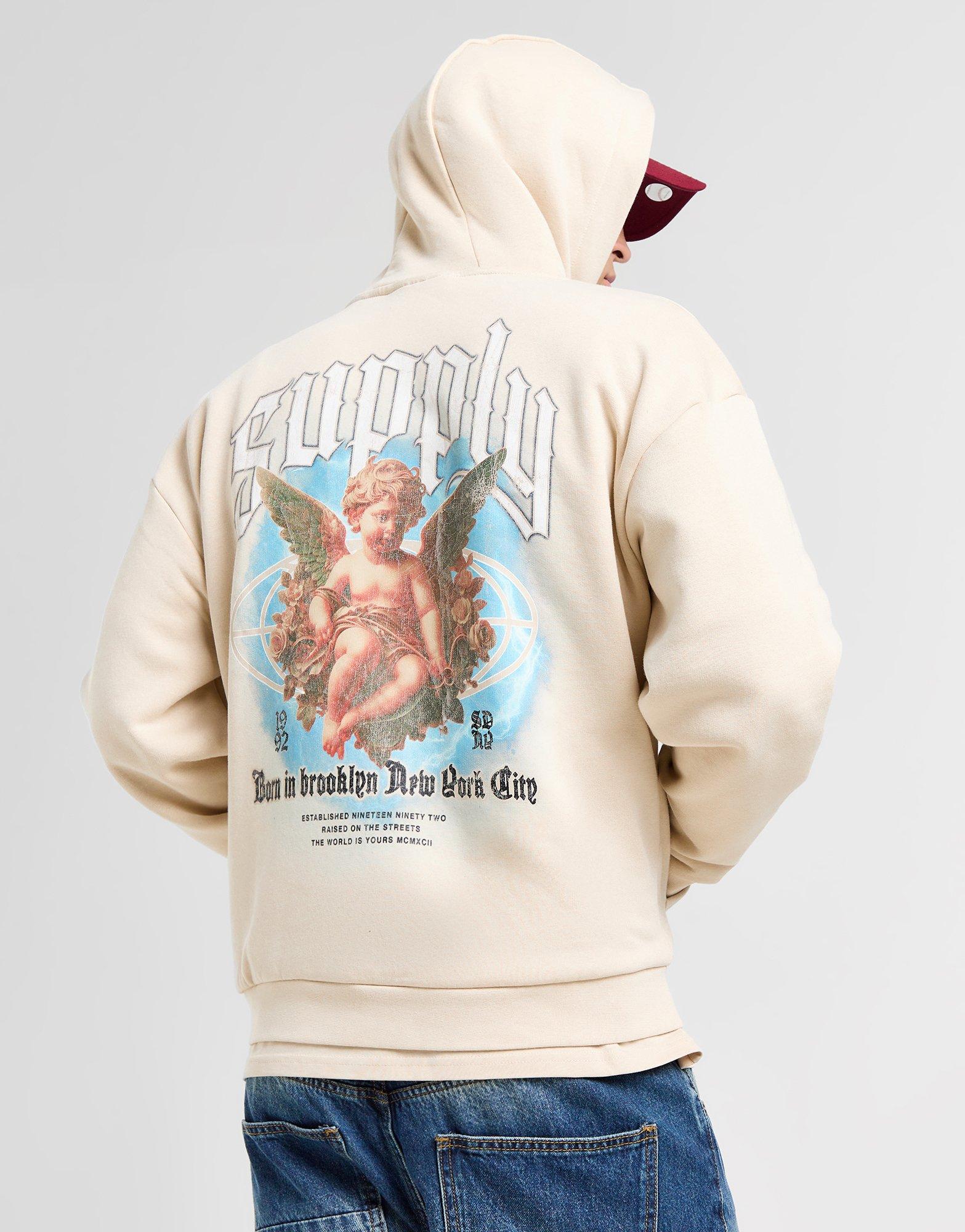 Pánska mikina SUPPLY & DEMAND MIKINA ROZEPÍNACÍ S KAPUCÍ SHUG SUPTM17609225 Šedá