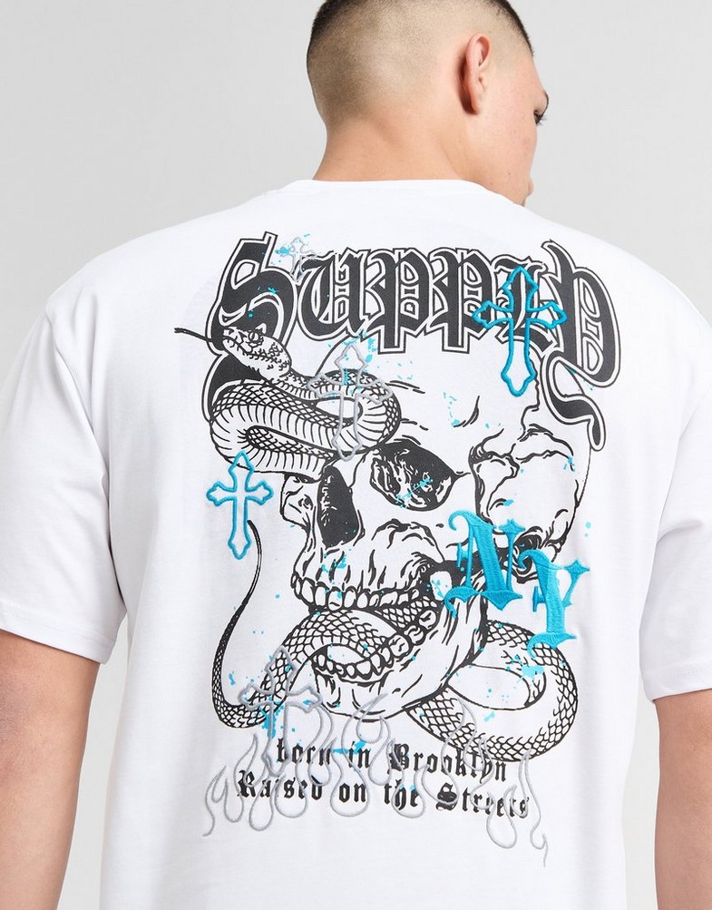 Мъжка тениска SUPPLY & DEMAND ТЕНИСКА SKULL SNAKE TEE