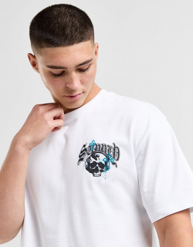 Чоловічі футболки SUPPLY & DEMAND ФУТБОЛКА SKULL SNAKE TEE SUPTM17445010 Білий