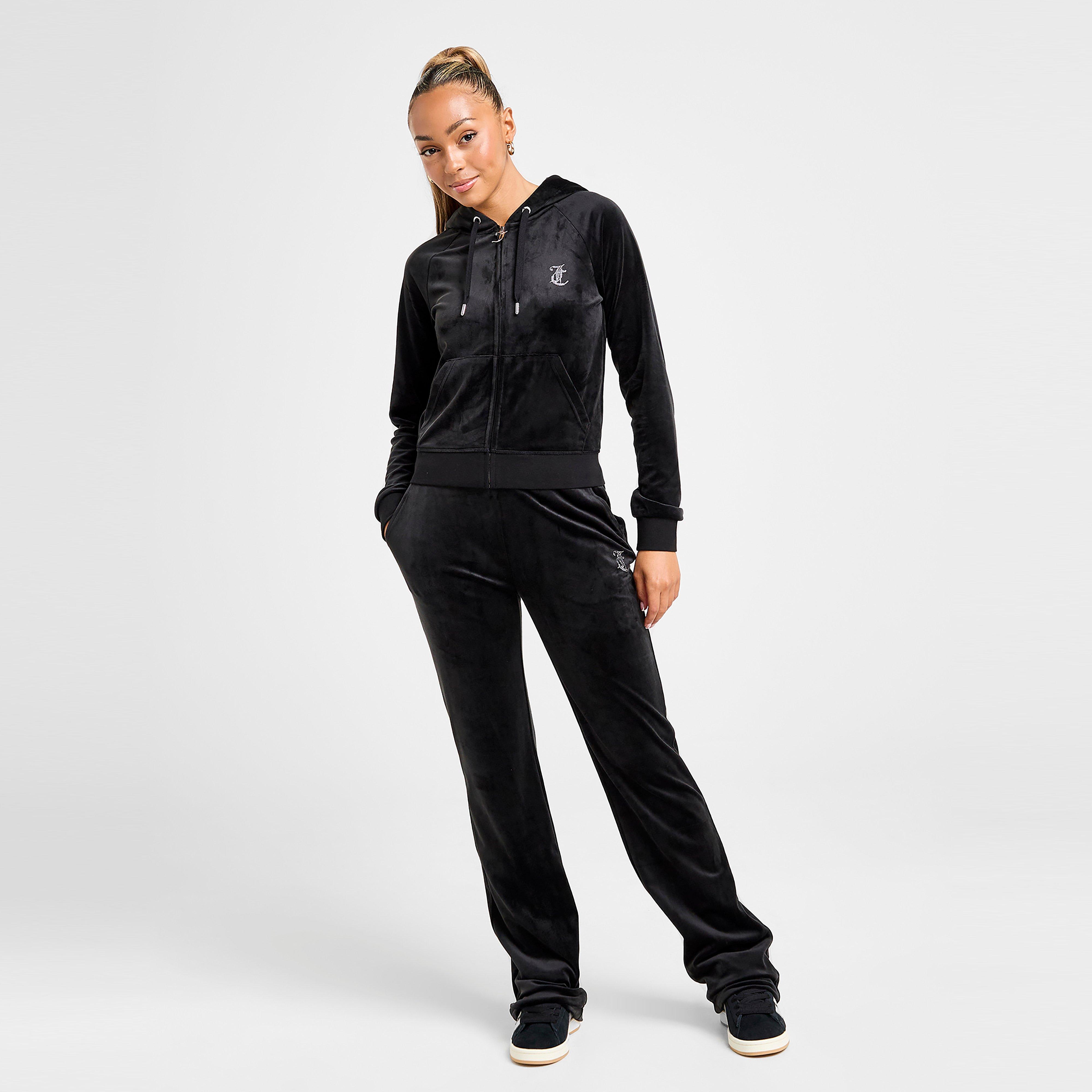 Dámska mikina JUICY COUTURE MIKINA S KAPUCŇOU DMNT BLK