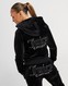 JUICY COUTURE BLUZA ROZPINANA Z KAPTUREM DMNT BLK