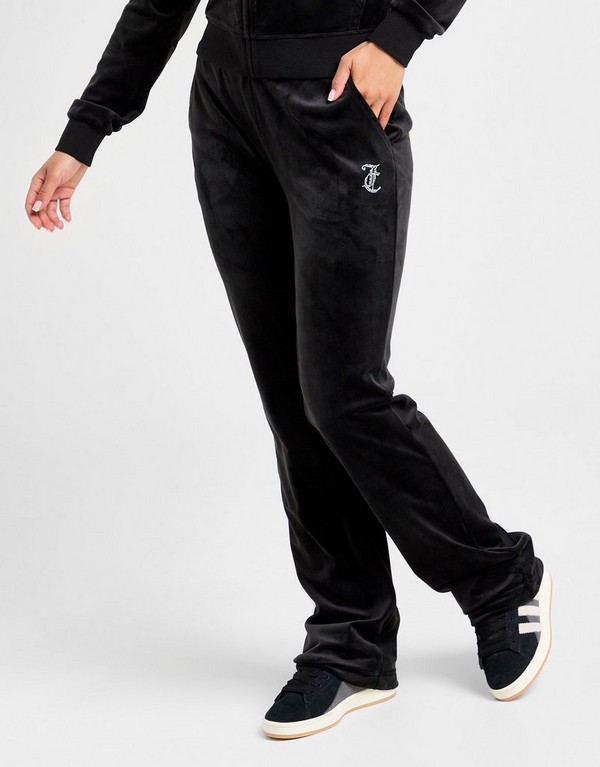 Juicy Couture Spodnie Dmnt Jc Logo Pant Blk