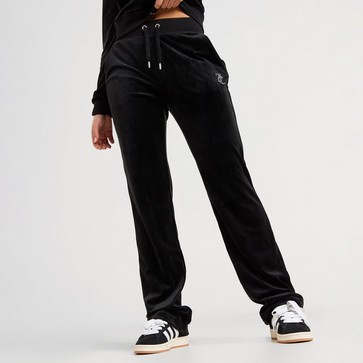 Dámske nohavice JUICY COUTURE NOHAVICE  DMNT JC LOGO PANT BLK