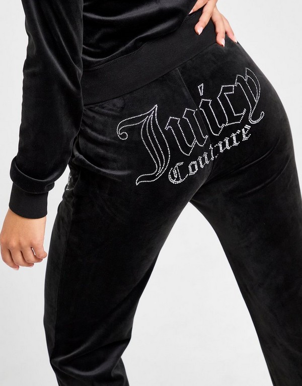 Juicy Couture Spodnie Dmnt Jc Logo Pant Blk - obrazek 3