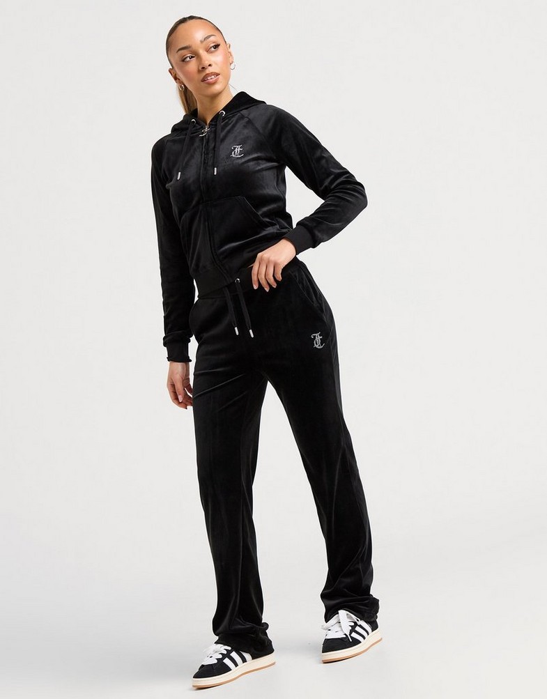 Дамски панталон JUICY COUTURE ПАНТАЛОНИ DMNT JC LOGO PANT BLK JCJDW369101 Черен