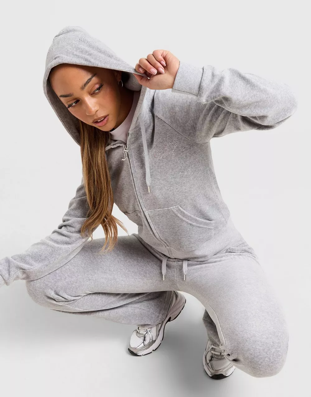 JUICY COUTURE КОФТА НА БЛИСКАВЦІ   З КАПЮШОНОМ DMNT GMRL, фото 1 з 5