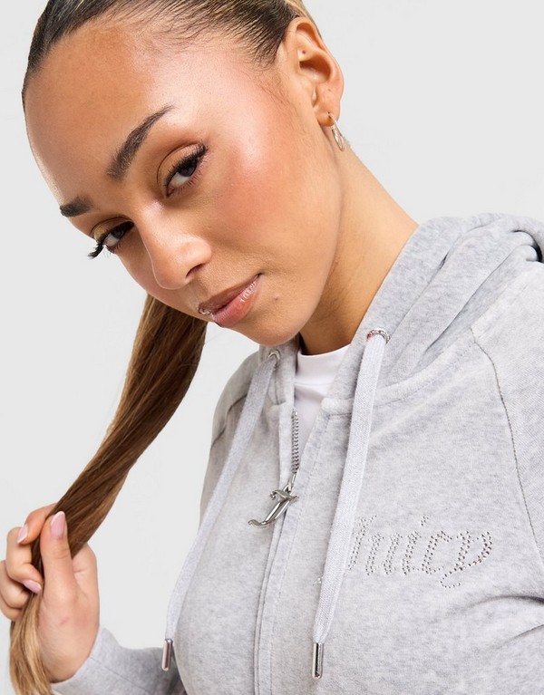 Juicy Couture Bluza Rozpinana Z Kapturem Dmnt Gmrl