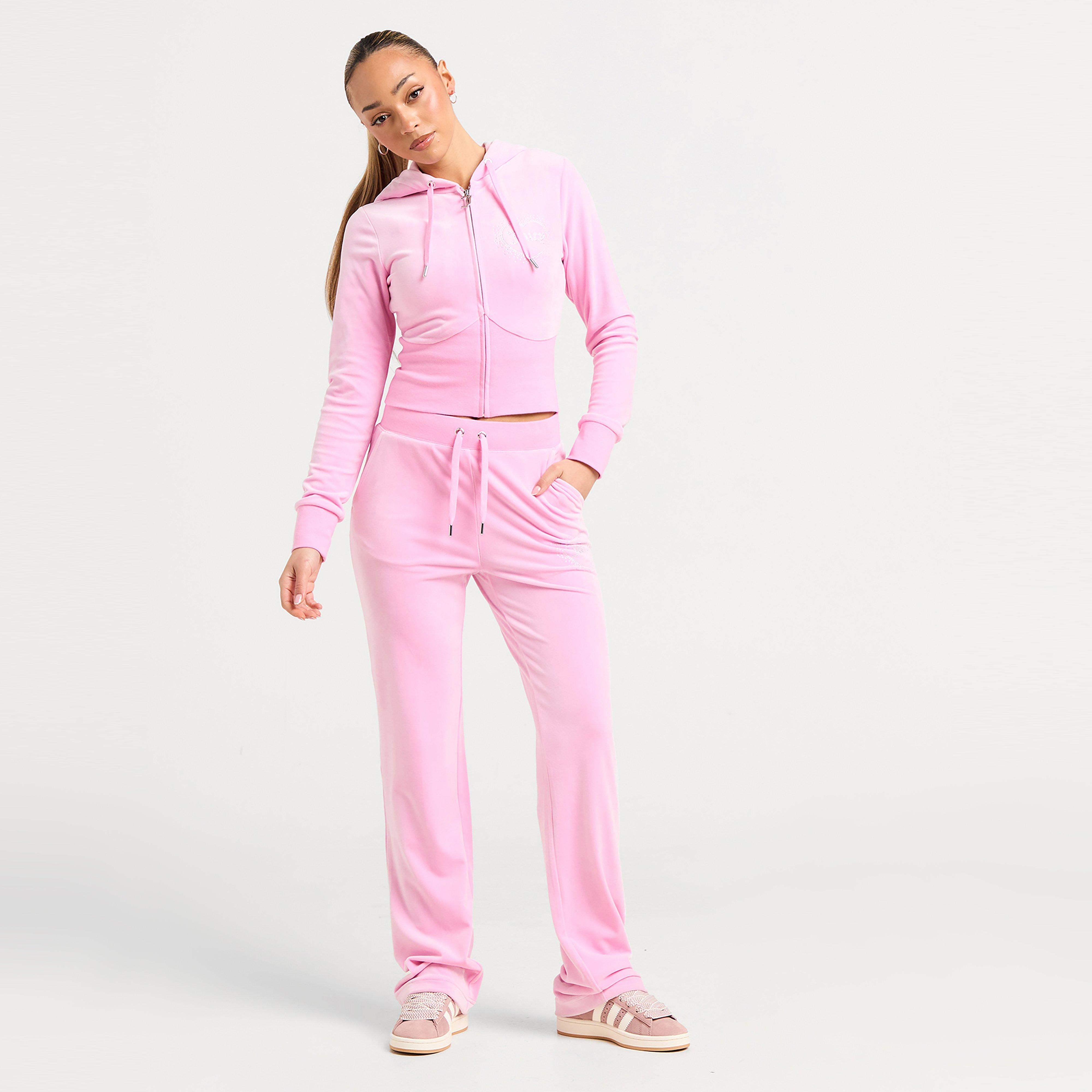 Moteriškas džemperis JUICY COUTURE DŽEMPERIS UŽSEGAMAS   SU GOBTUVU DMNT PNK