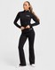 JUICY COUTURE KALHOTY  DMNT FOLD OVER PANT BLK