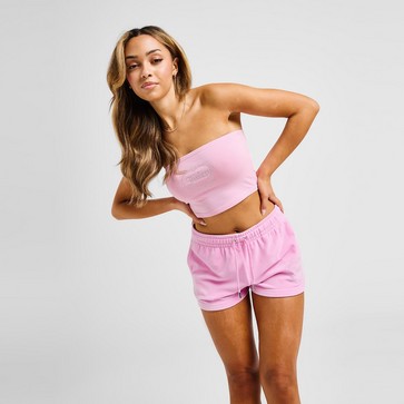 Top pentru femei JUICY COUTURE TOP DMNT HEART LOGO BND PNK