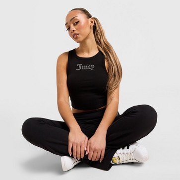 Top pentru femei JUICY COUTURE MAIOU DMNT RIB MAIOU BLK