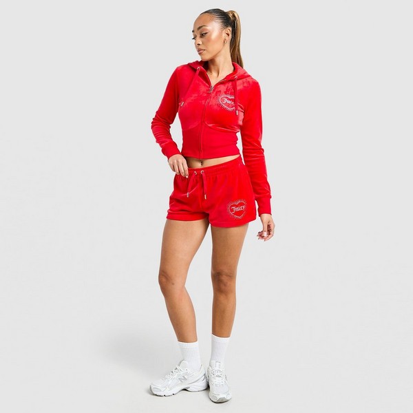 JUICY COUTURE PANTALONI SCURȚI DIAMENTE HEART LOGO