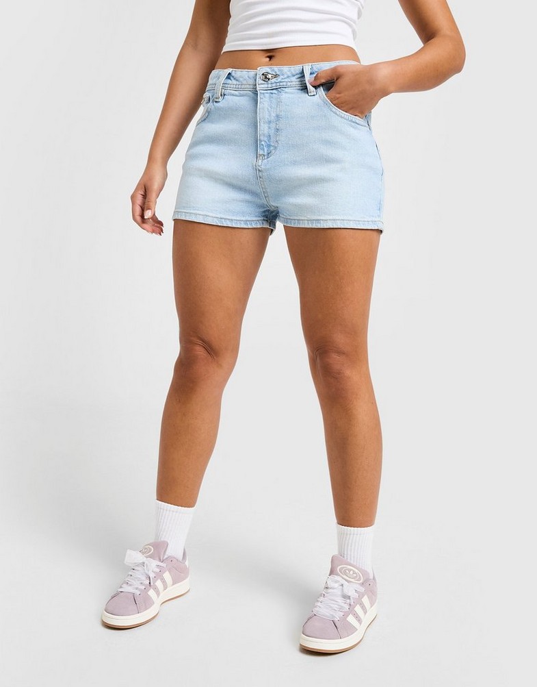 Pantaloni scurți pentru femei JUICY COUTURE PANTALONI SCURȚI   DMNT LGO DNM SHT L'BLU JCJDW387431 Albastru