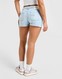 JUICY COUTURE PANTALONI SCURȚI   DMNT LGO DNM SHT L'BLU
