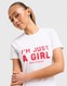 JUICY COUTURE TRICOU JUST A GIRL T WHT/RED