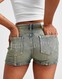 JUICY COUTURE PANTALONI SCURȚI   DMNT LGO DNM SHT W'BLU