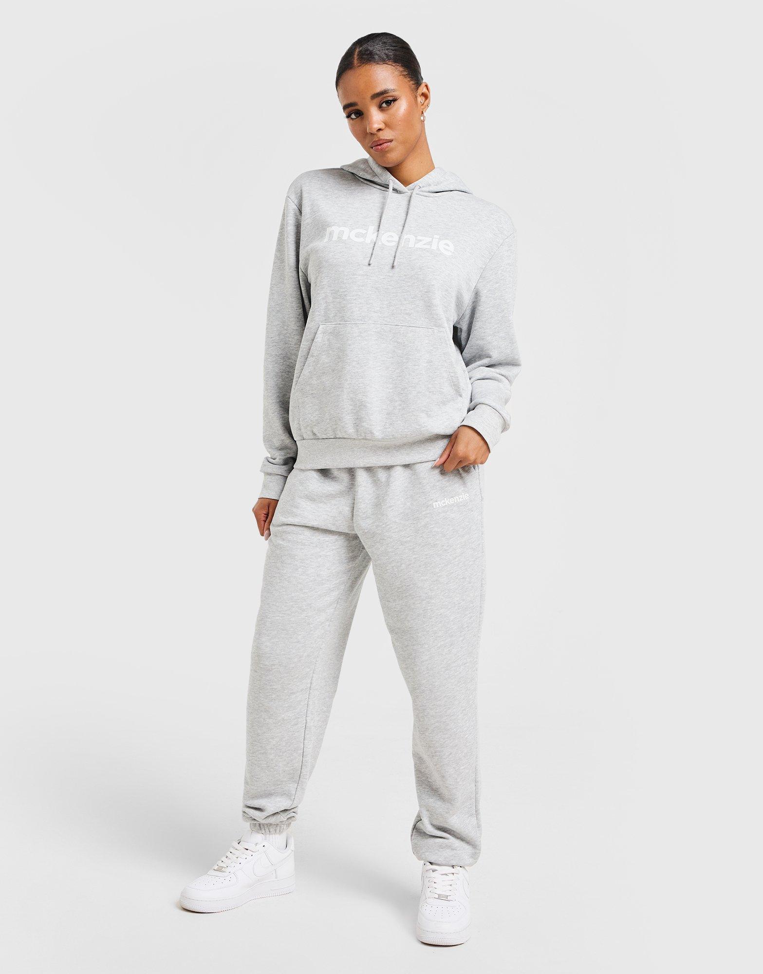 Női pulóver MCKENZIE PULÓVER KAPUCNIS LOGO TERRY OH HD MCKTW16690054 Szürke
