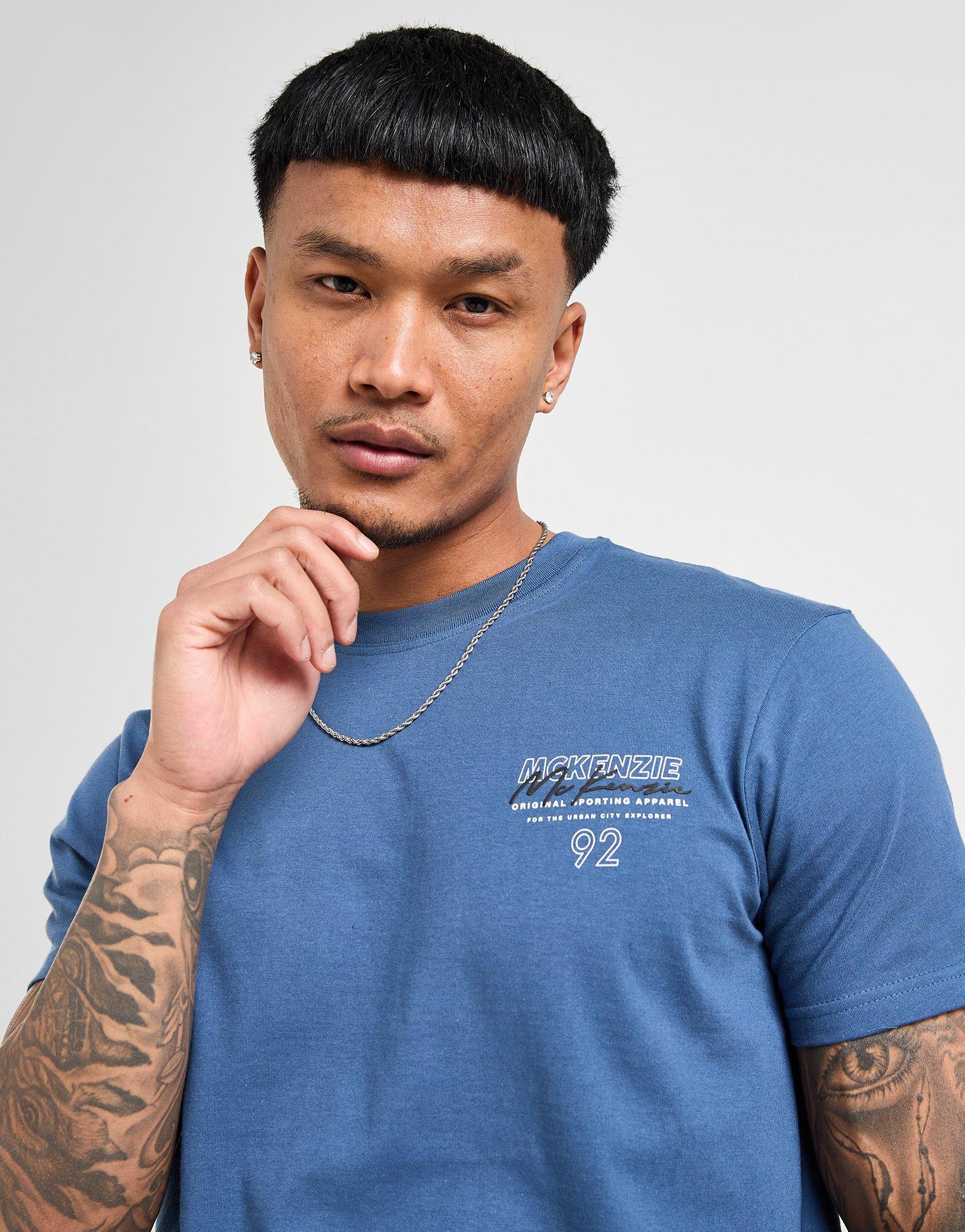 Férfi póló MCKENZIE PÓLÓ DECIMUS TEE MCKTM16644110 Sötétkék