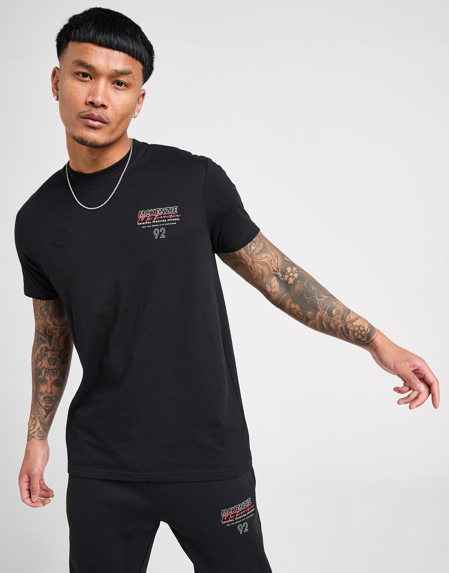 Pánske tričko MCKENZIE TRIČKO DECIMUS TEE MCKTM16644007 Černá