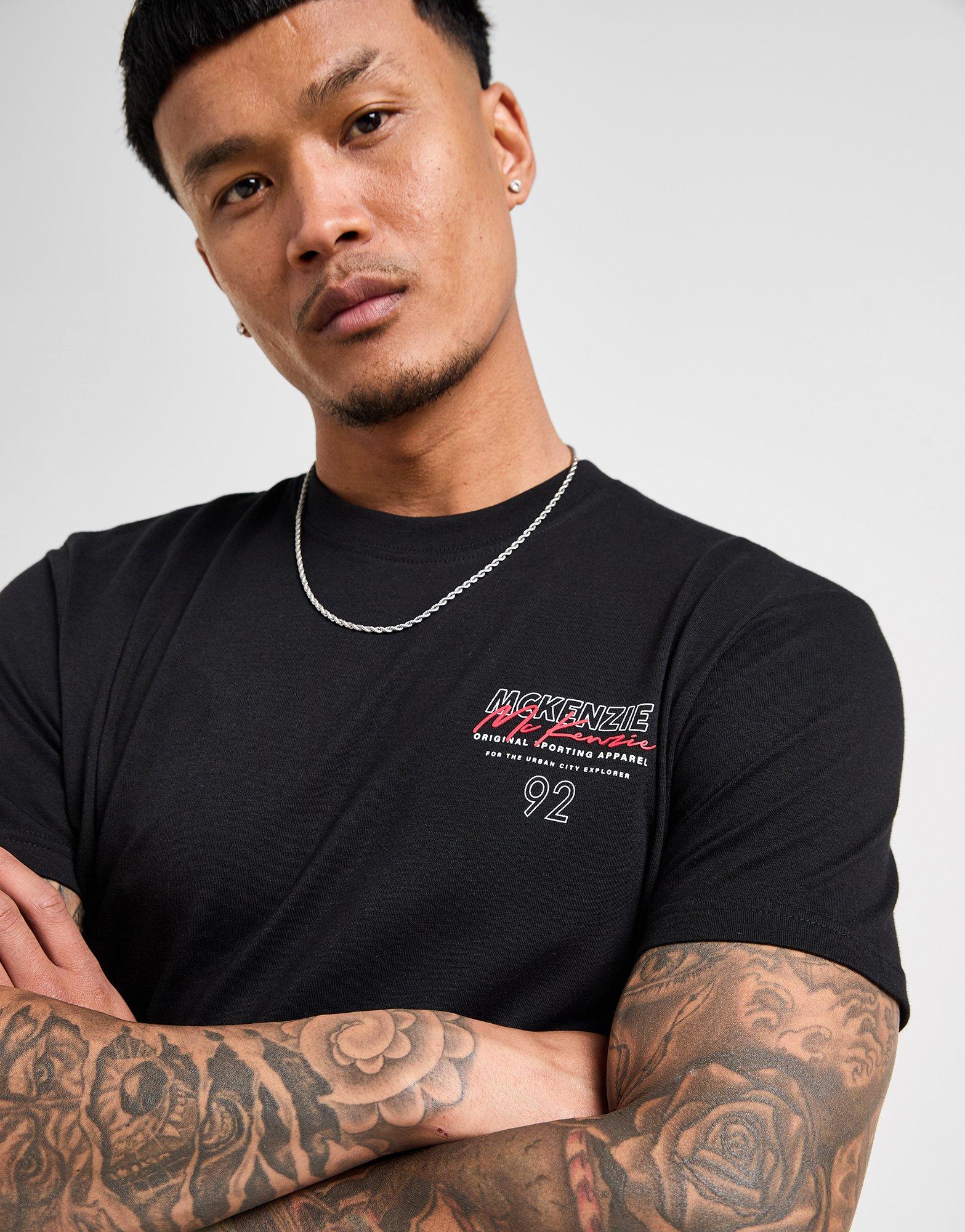 Pánske tričko MCKENZIE TRIČKO DECIMUS TEE MCKTM16644007 Černá