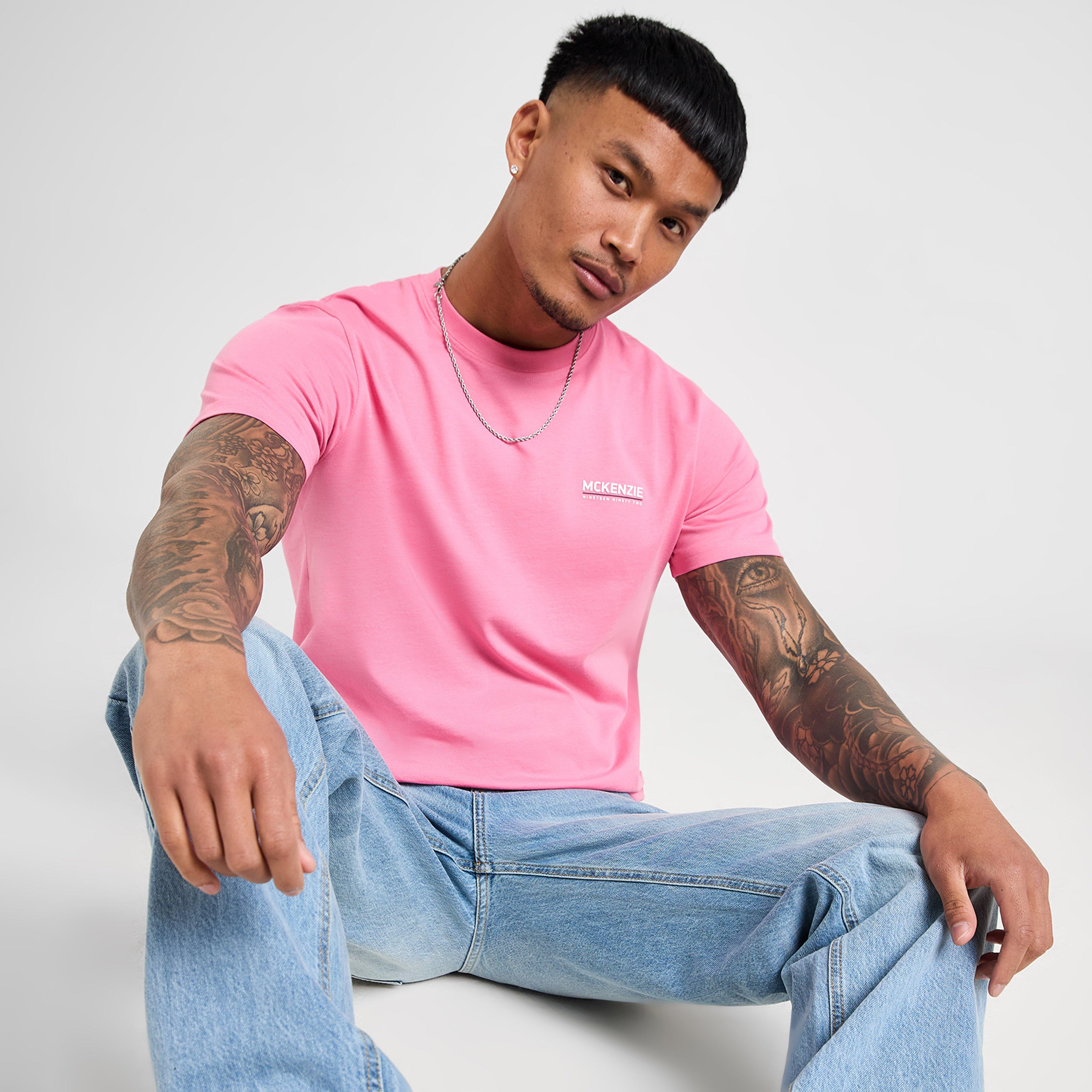 Pánske tričko MCKENZIE TRIČKO ESS TEE PNK-MGL
