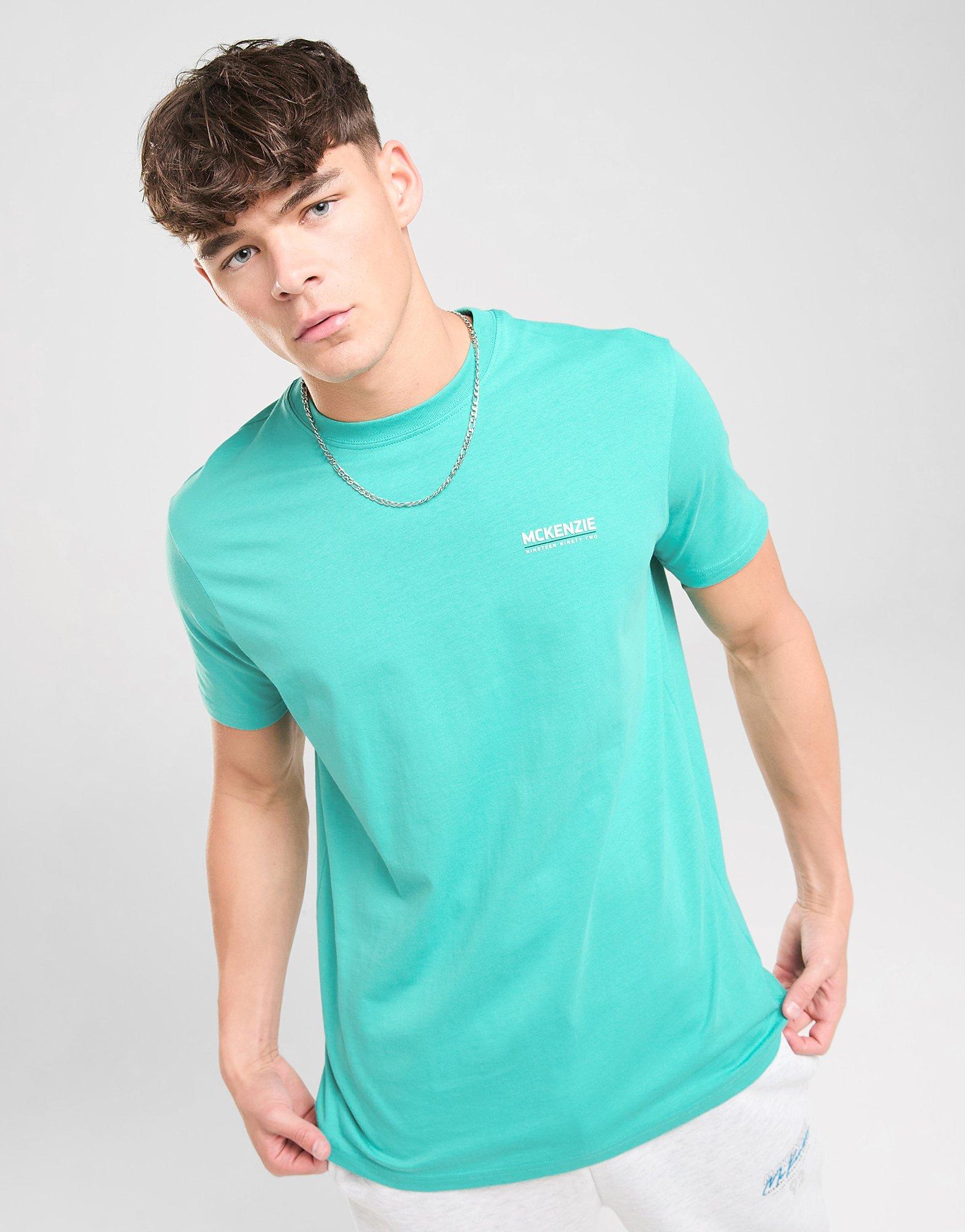 Koszulka, t-shirt męski MCKENZIE T-SHIRT ESS TEE TURQ-BALT MCKTM16684570 Zielony