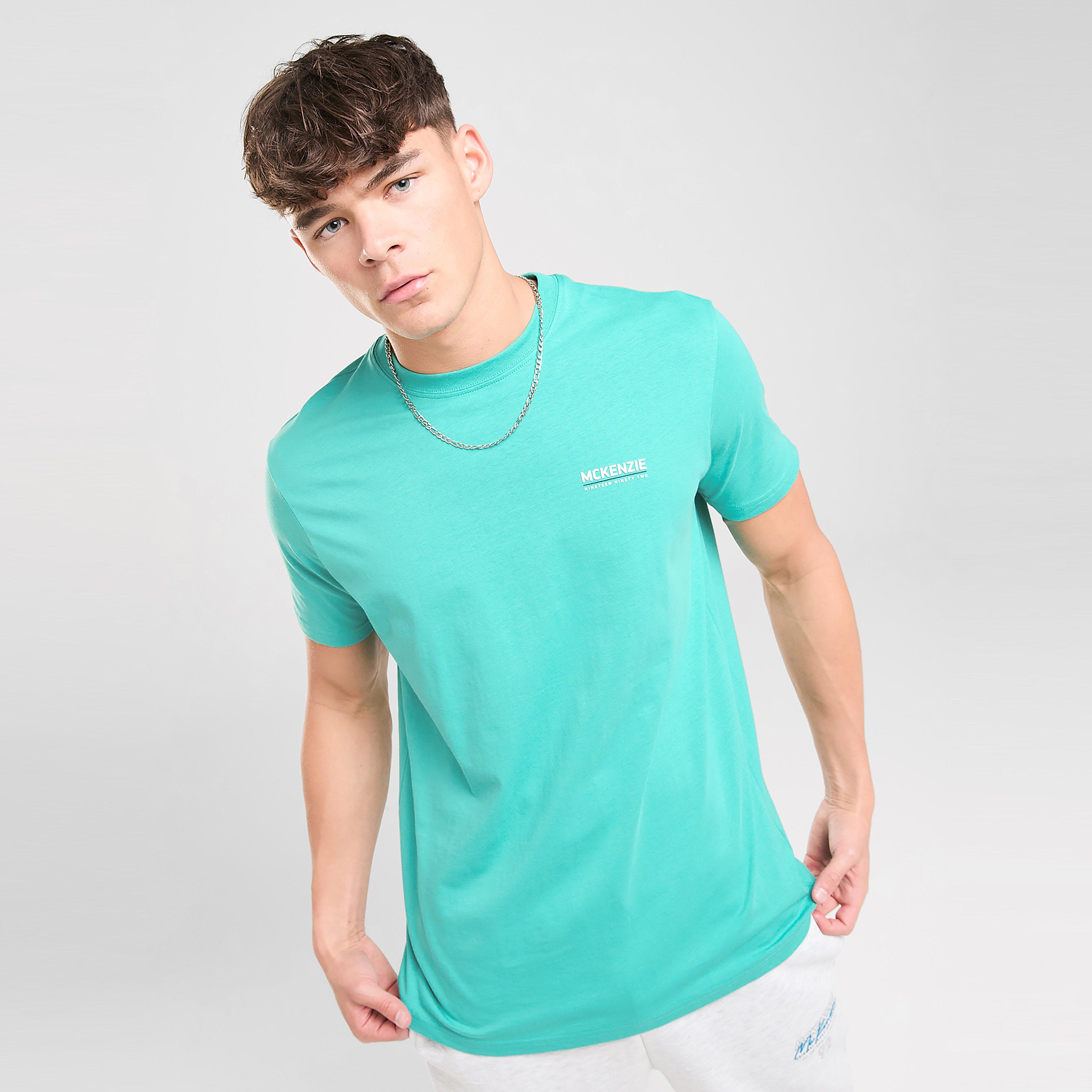 Férfi póló MCKENZIE PÓLÓ ESS TEE TURQ-BALT