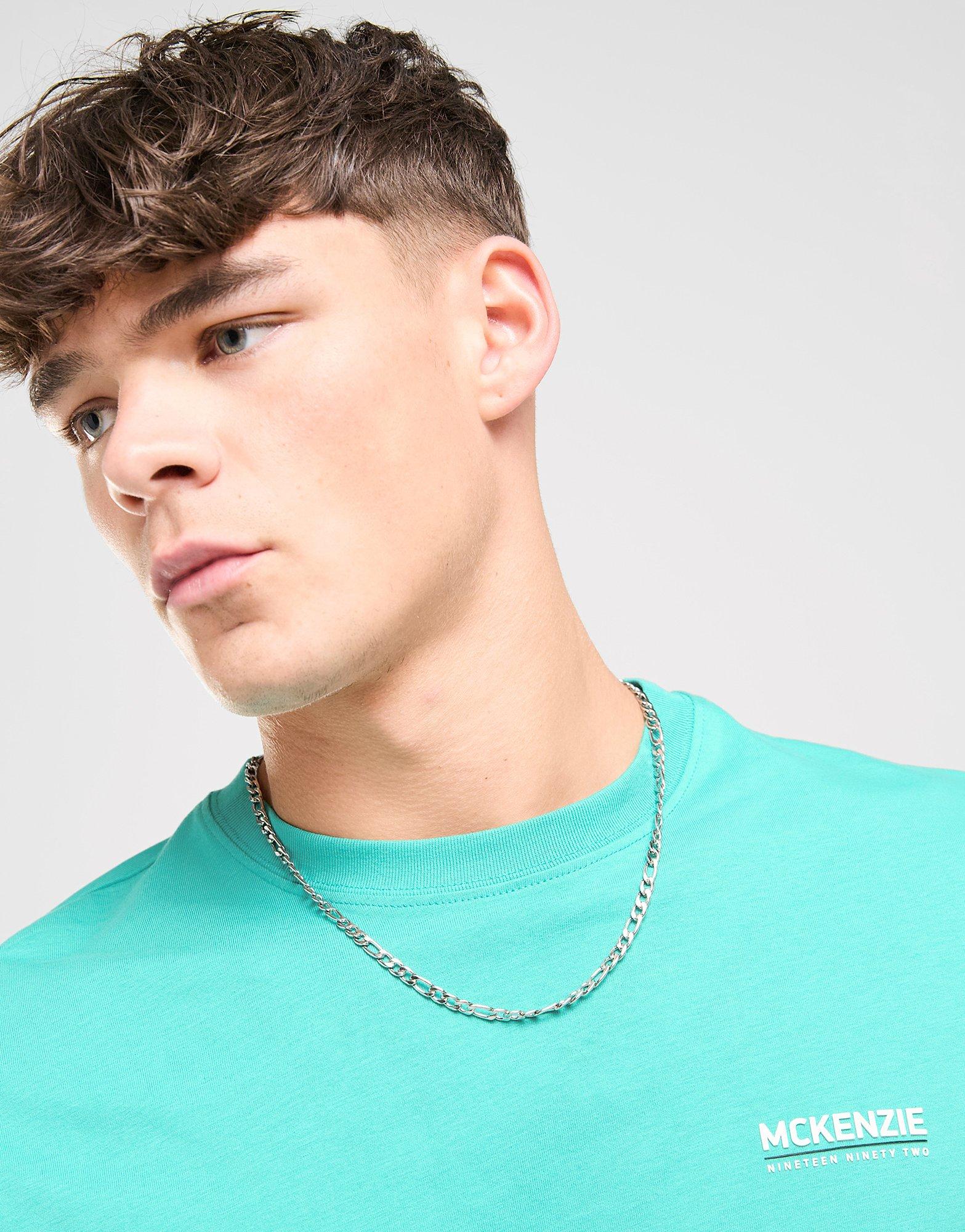 Koszulka, t-shirt męski MCKENZIE T-SHIRT ESS TEE TURQ-BALT MCKTM16684570 Zielony