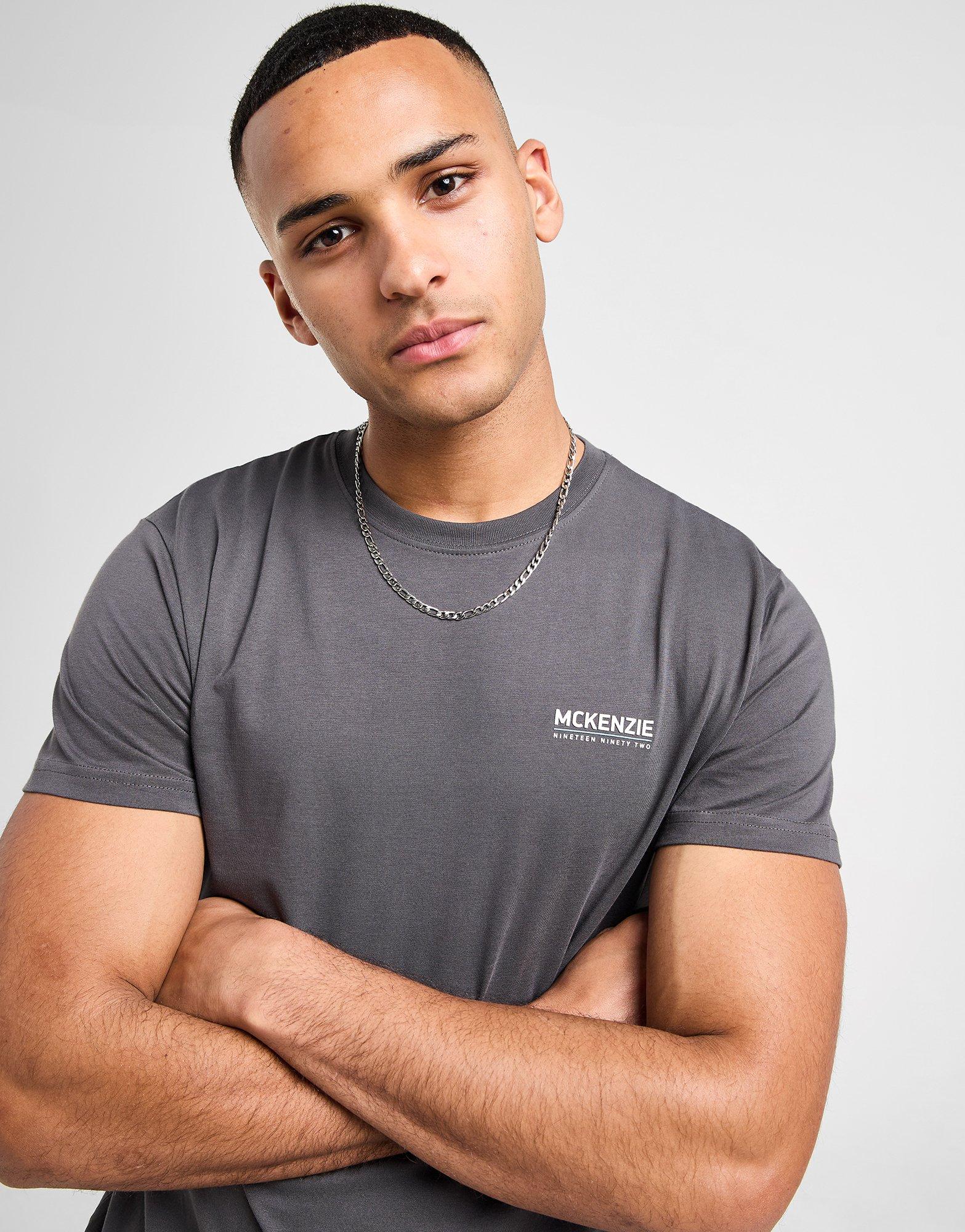 Koszulka, t-shirt męski MCKENZIE T-SHIRT ESS TEE MCKTM16684064 Szary