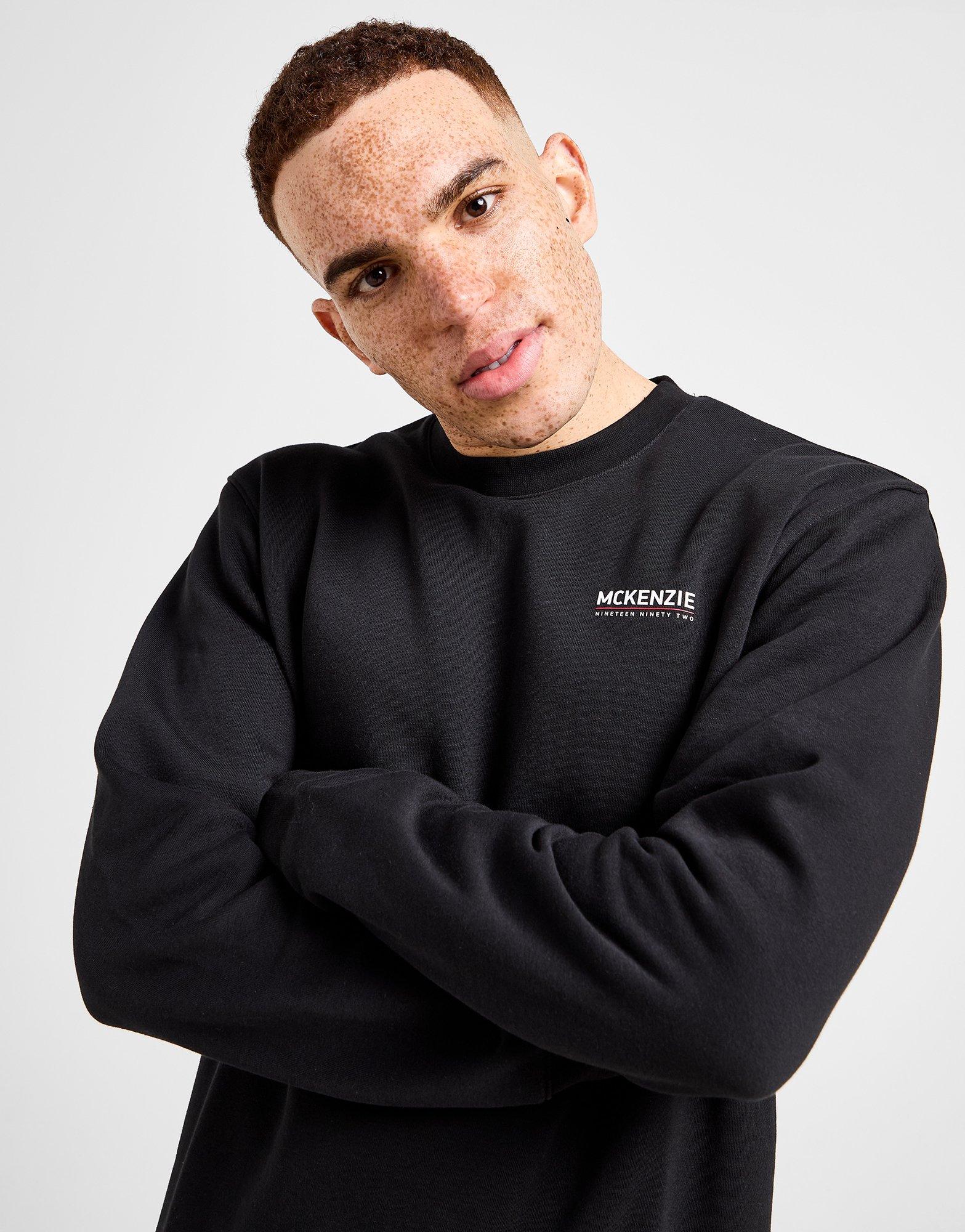 Bluza męska MCKENZIE BLUZA ESS CRW MCKTM16681007 Czarny