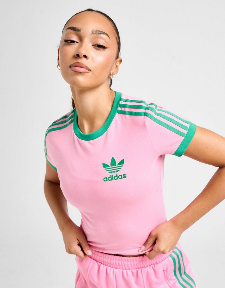 Dámské tričko ADIDAS TRIČKO BABY TEE JY2447 Růžová