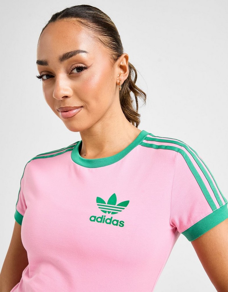 Dámské tričko ADIDAS TRIČKO BABY TEE JY2447 Růžová