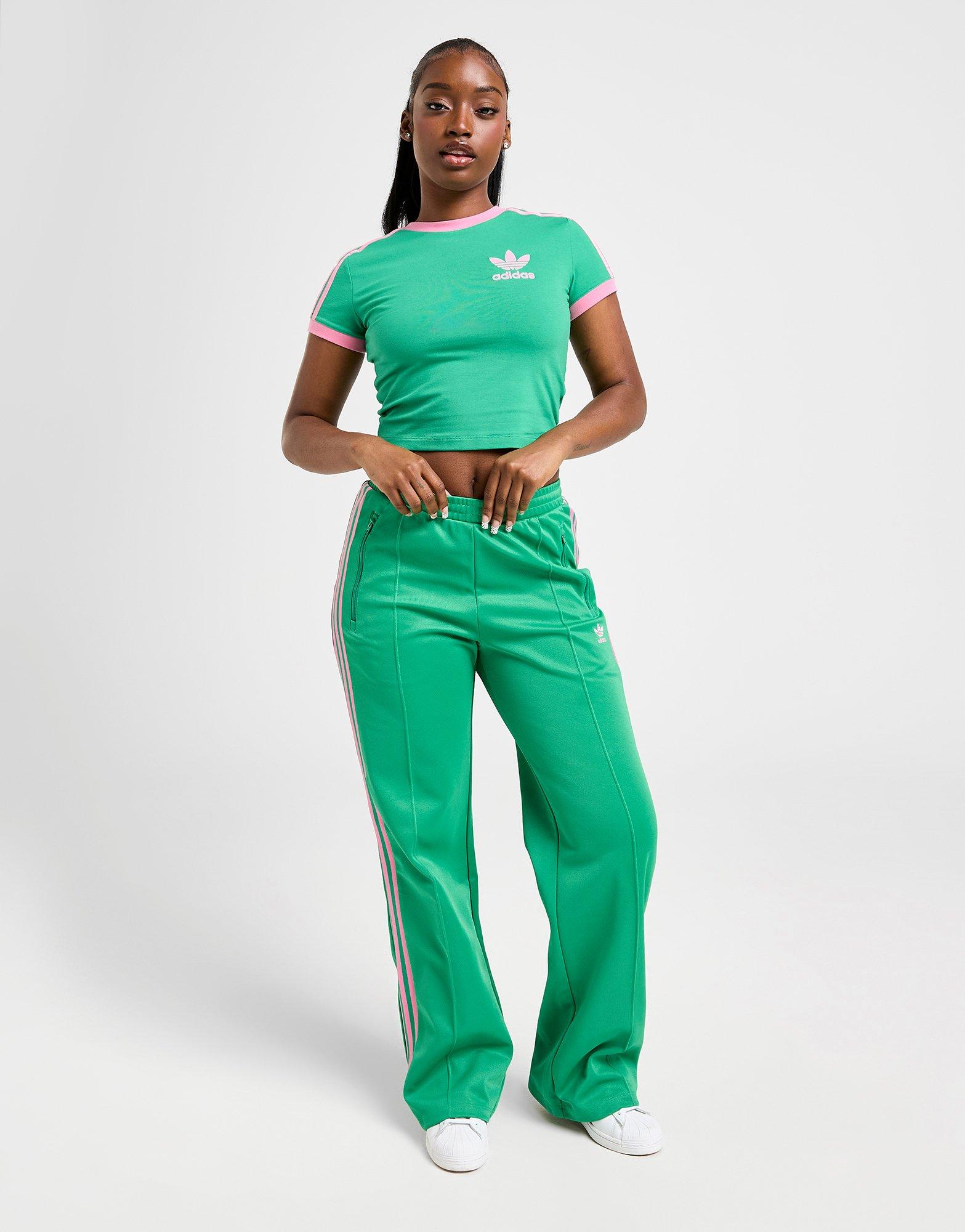 Koszulka, t-shirt damski ADIDAS T-SHIRT BABY TEE JX1714 Zielony