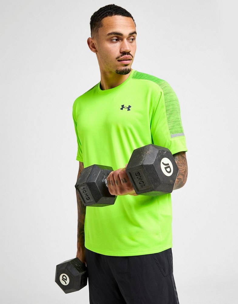 Tricou pentru bărbați UNDER ARMOUR TRICOU TECH UTILITY SS 1385976-389 Bleumarin