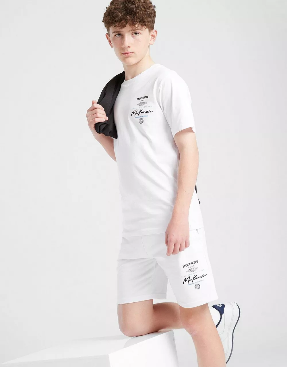 MCKENZIE ШОРТИ RACER FLC SHT WHT-WHT, фото 1 з 5