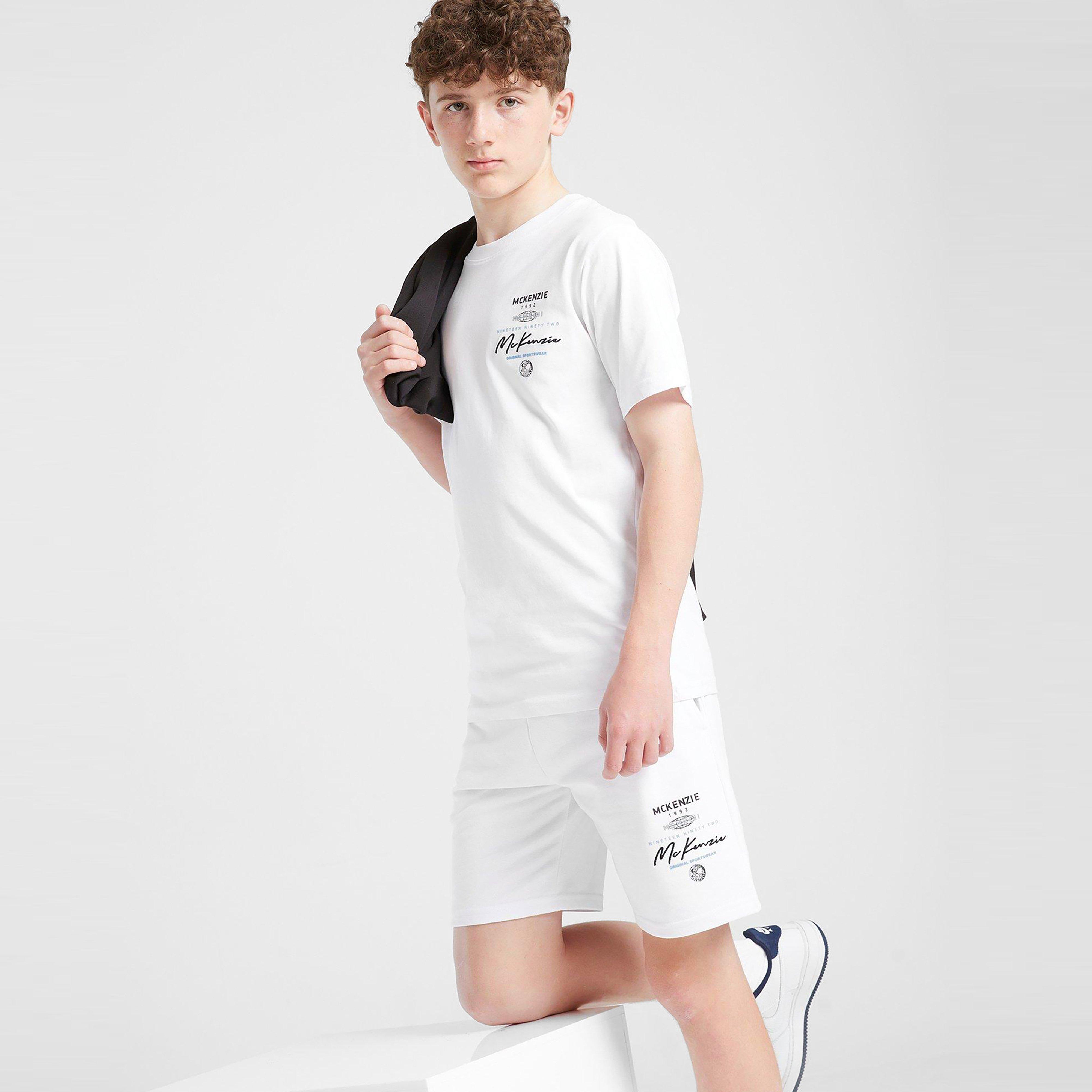 Gyerek rövidnadrág MCKENZIE RÖVIDNADRÁG RACER FLC SHT WHT-WHT