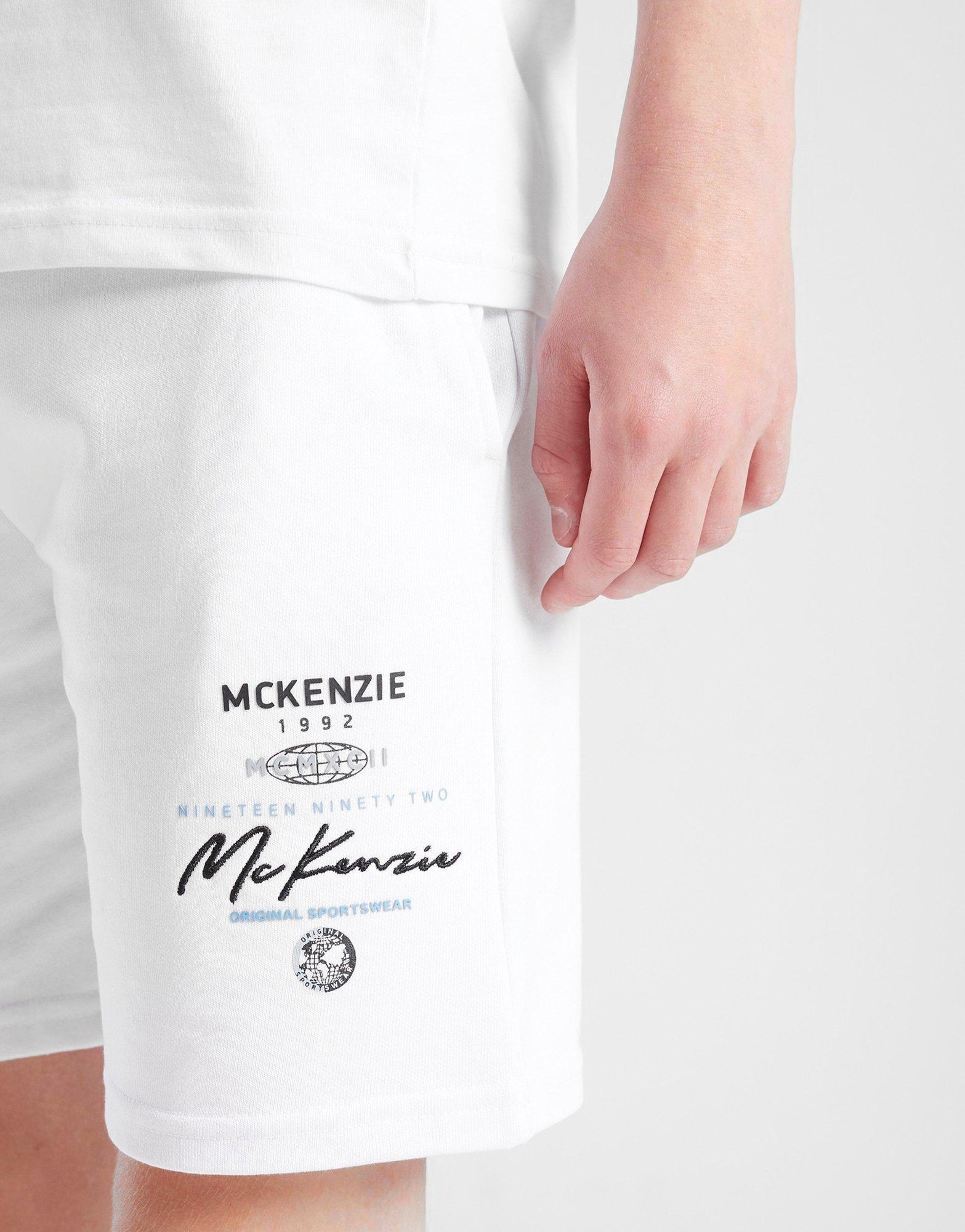 Dječje kratke hlače MCKENZIE KRATKE HLAČE RACER FLC SHT WHT-WHT MCKTJB16729010 bijela