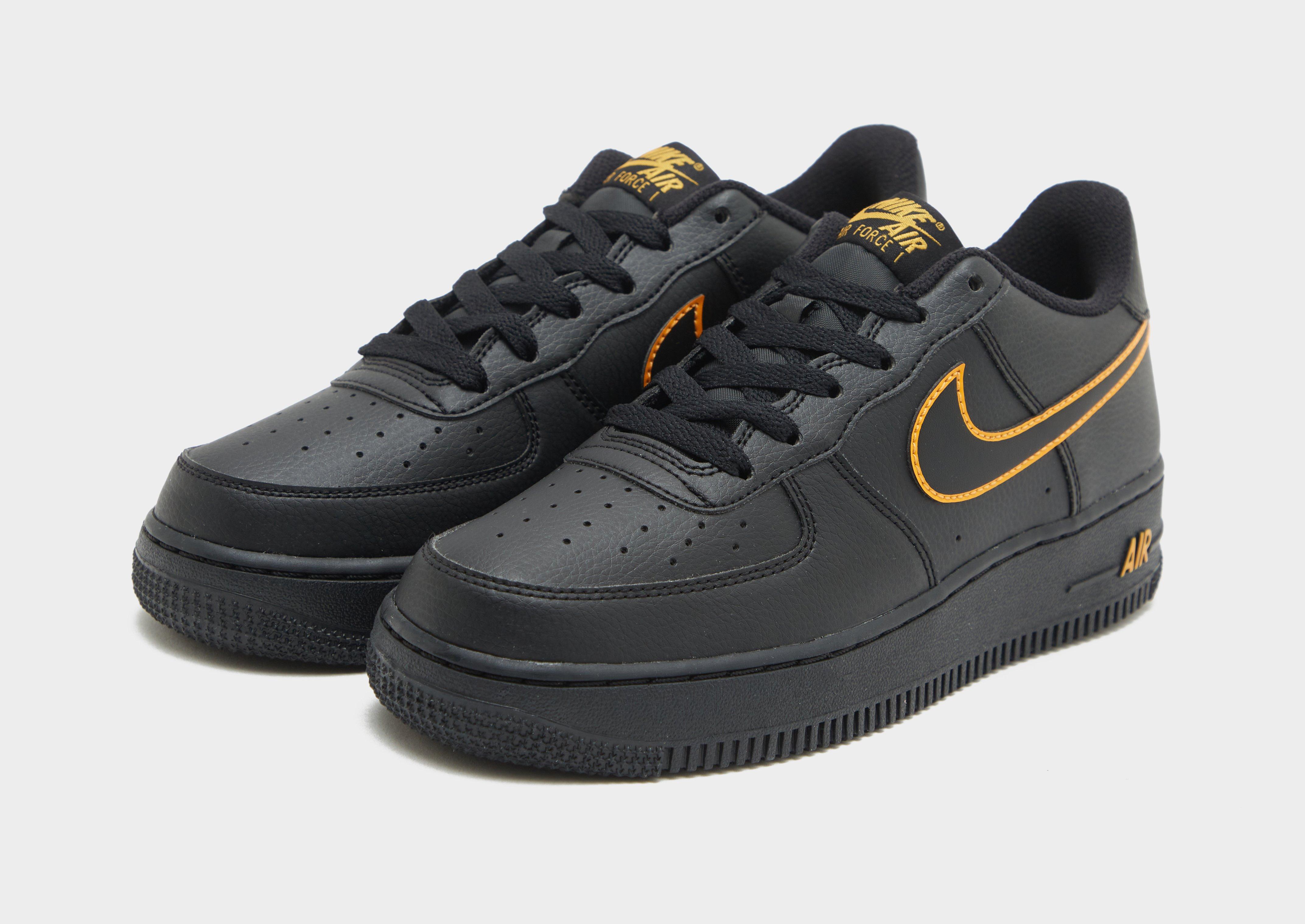 Gyerek sneakers NIKE AIR FORCE 1 GS ST IF6158-001 Fekete