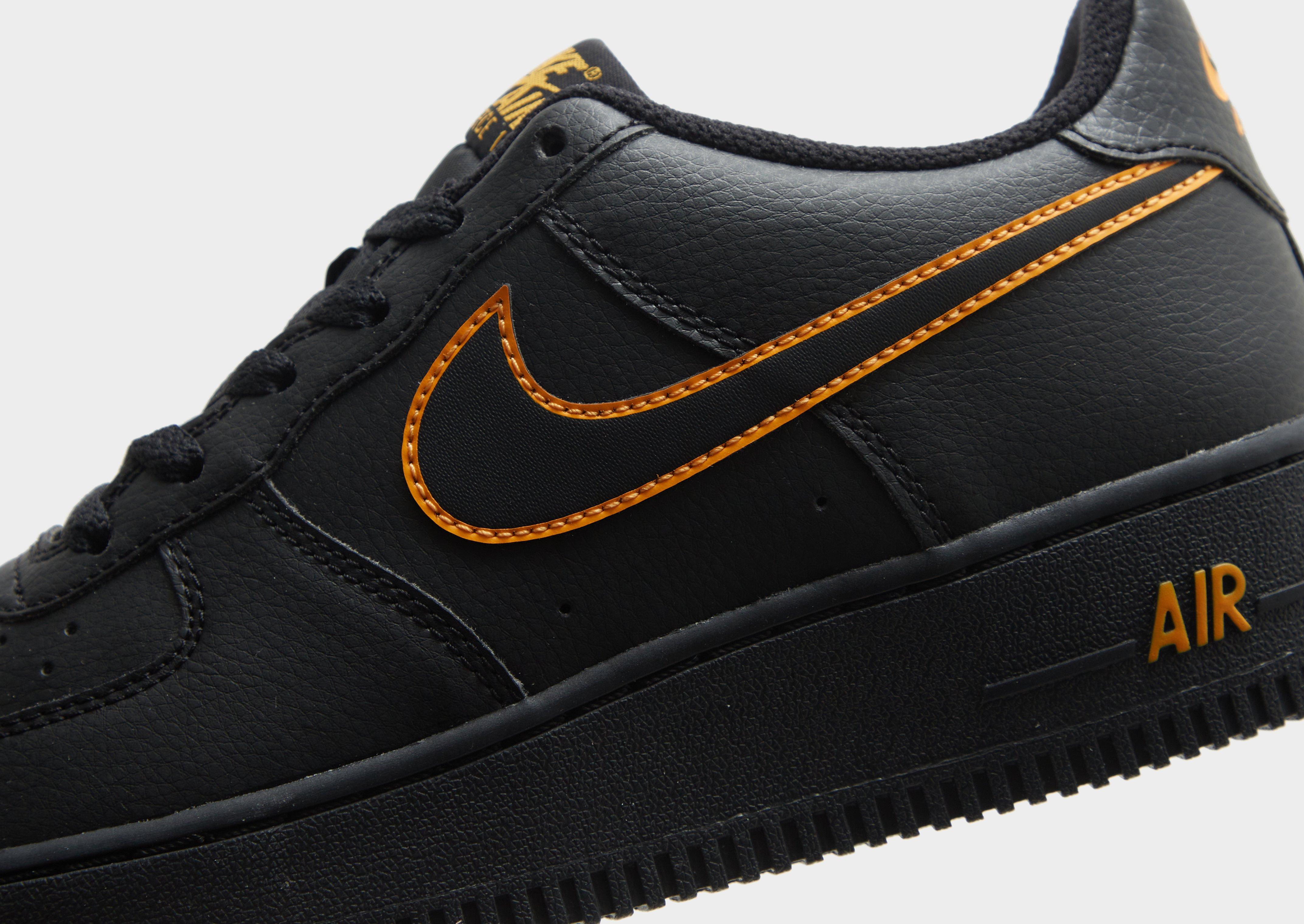 Gyerek sneakers NIKE AIR FORCE 1 GS ST IF6158-001 Fekete