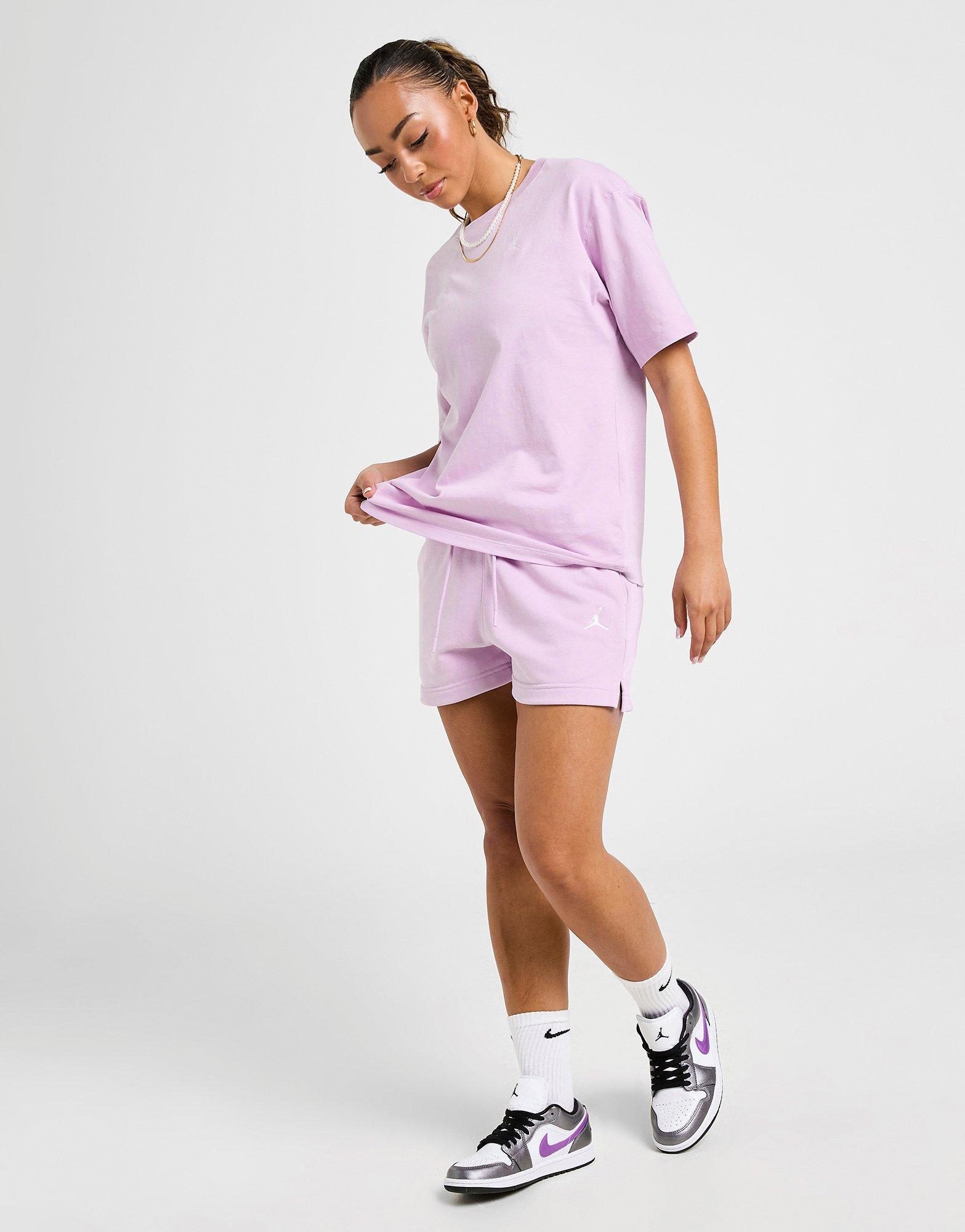 Női rövidnadrág JORDAN RÖVIDNADRÁG W J BRKLN FLC FT SHORT 24 HJ1365-537 Lila