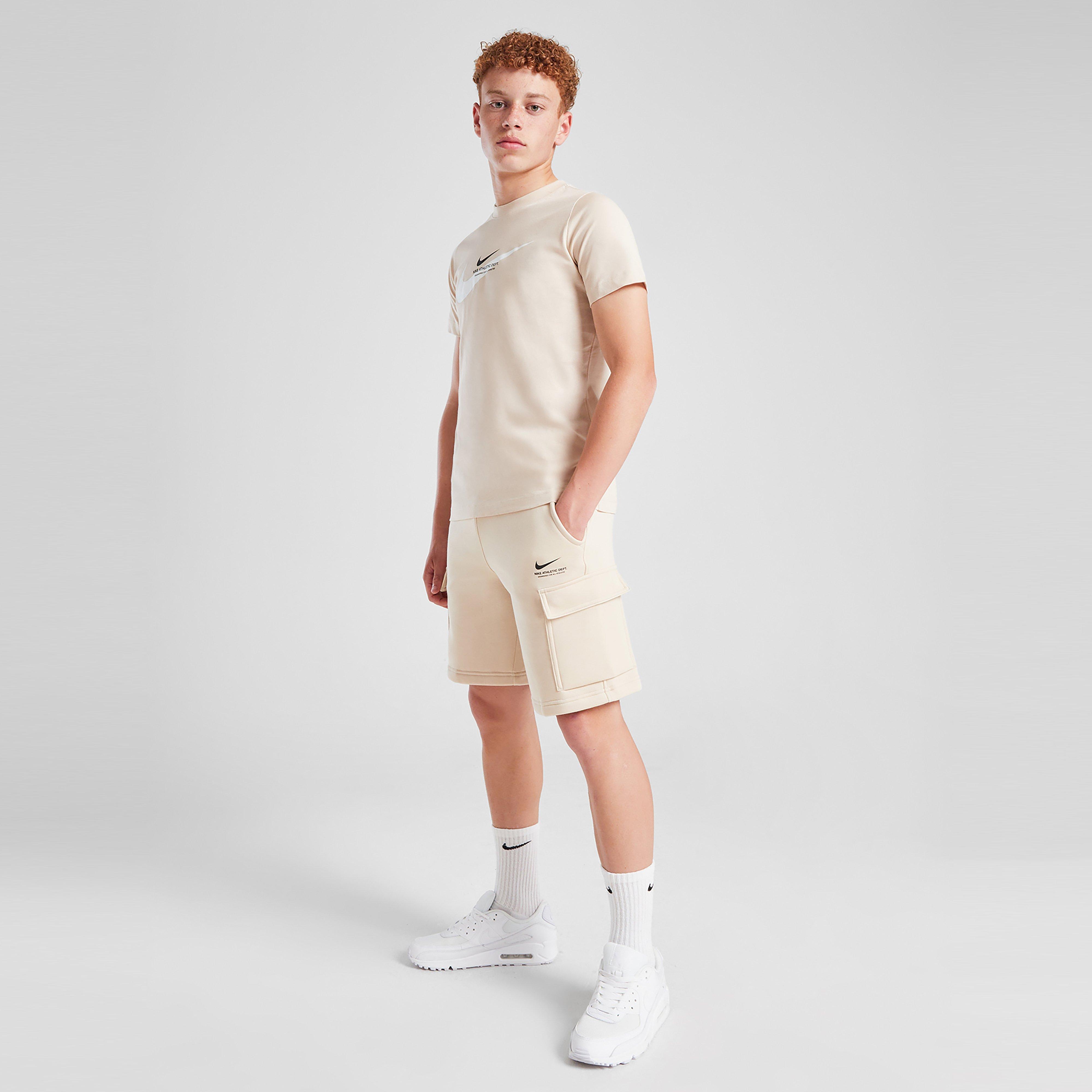 Gyerek rövidnadrág NIKE RÖVIDNADRÁG SWOOSH SHRT STONE