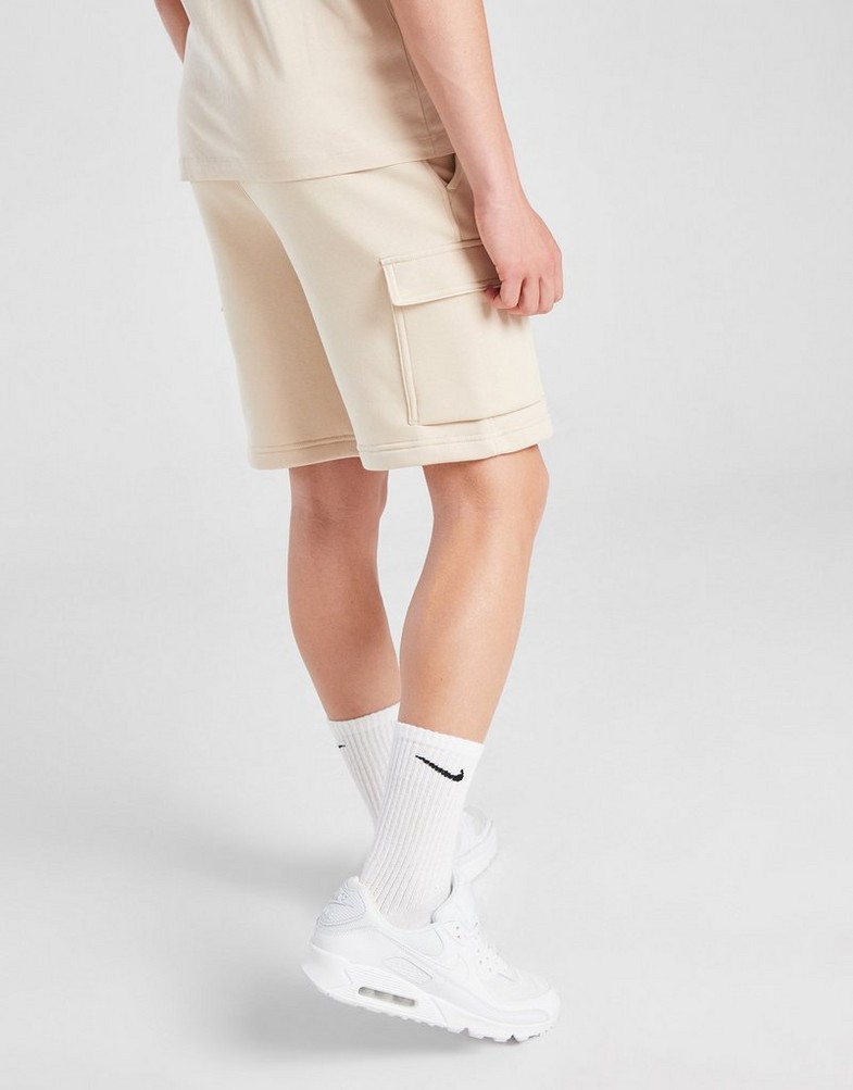 Pantaloni scurți pentru copii NIKE PANTALONI SCURȚI SWOOSH SHRT STONE HV6971-126 Bej
