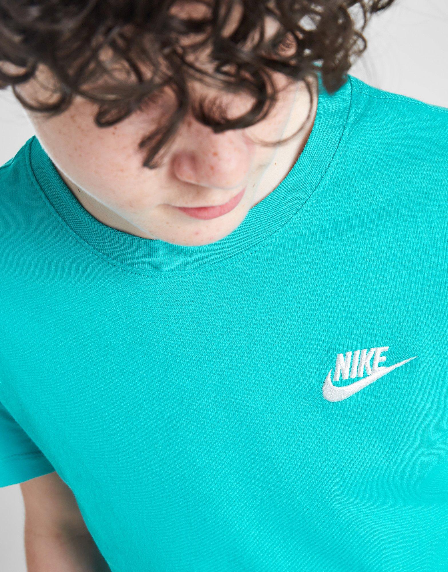 Koszulka, t-shirt dziecięcy NIKE T-SHIRT K NSW TEE EMB FUTURA LBR FZ5177-345 Niebieski