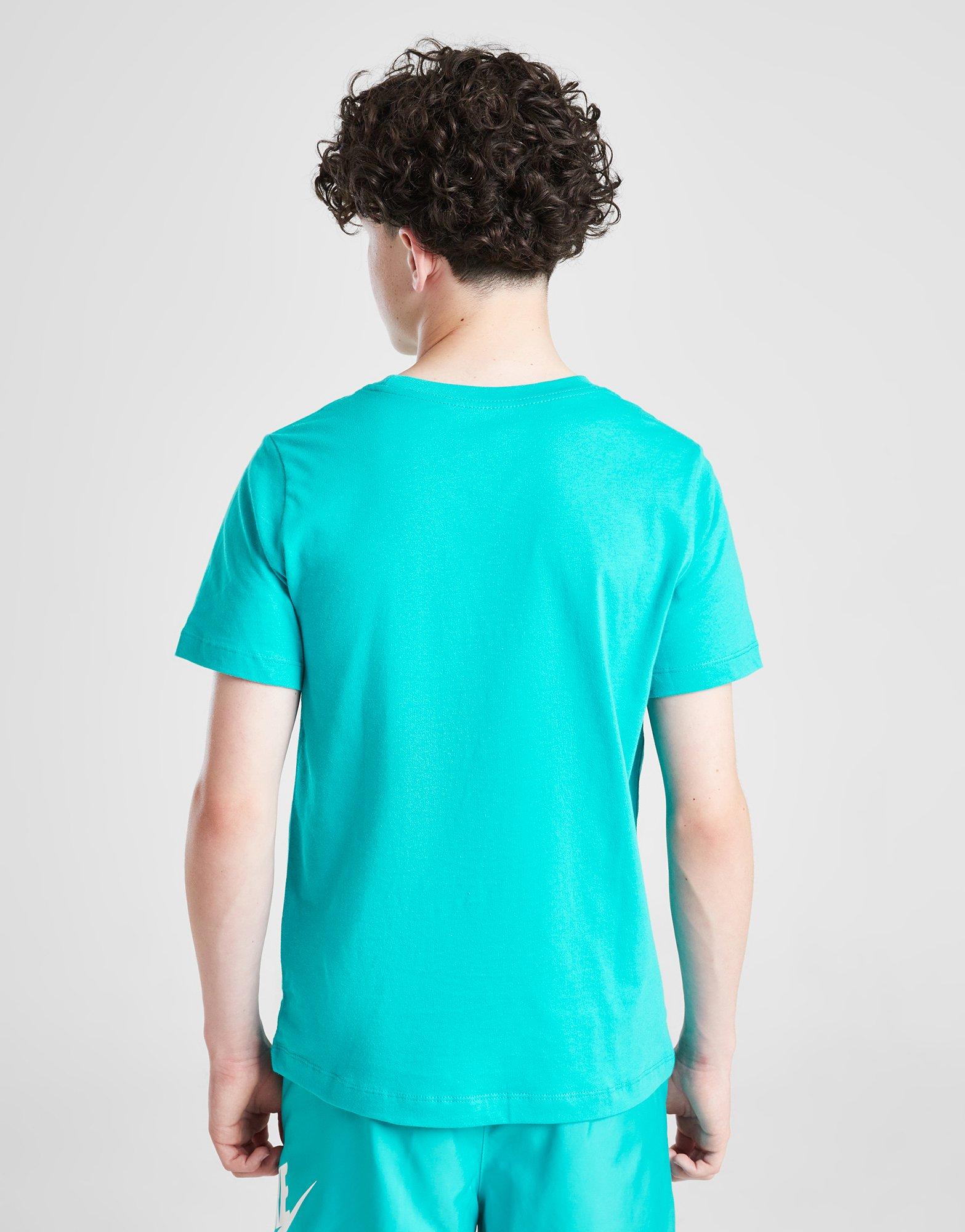 Koszulka, t-shirt dziecięcy NIKE T-SHIRT K NSW TEE EMB FUTURA LBR FZ5177-345 Niebieski