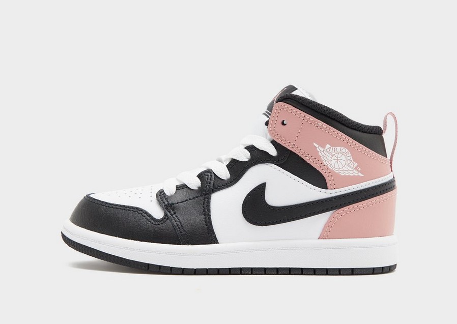 Adidași pentru copii JORDAN 1 MID BP DQ8424-100 Alb